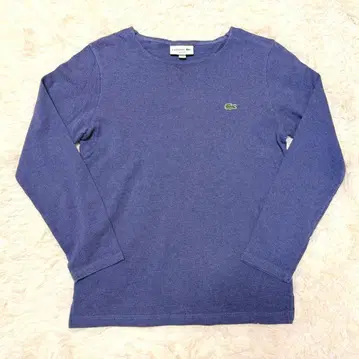[ LACOSTE ] 라코스테 긴팔 T셔츠 네이비 일본제 여성용 S사이즈