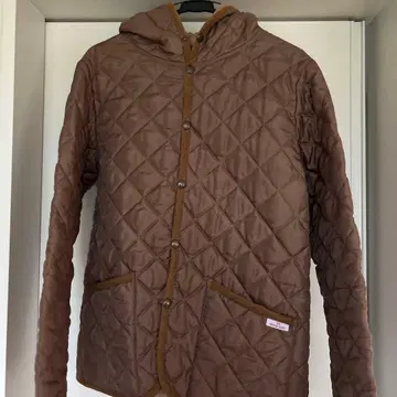 THE SMOCK SHOP 퀼팅 자켓 브라운