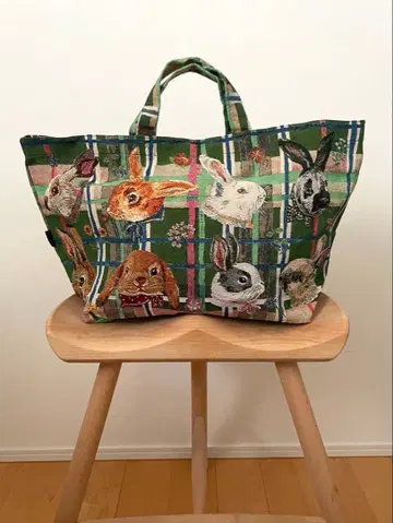 [ 새상품 ] 토트백 Rabbits 나탈리 레테 고블랑 직조