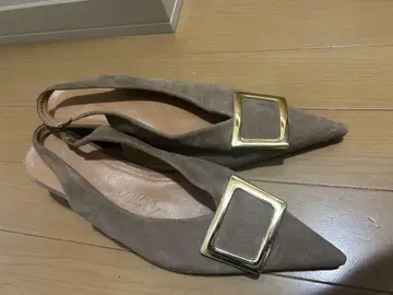 브라운 스웨이드 스틸레토 펌프스