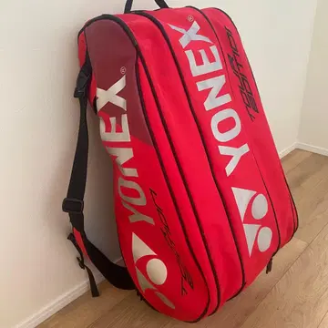 새상품급 YONEX 테니스 배드민턴 라켓백 투어 에디션 빨간색