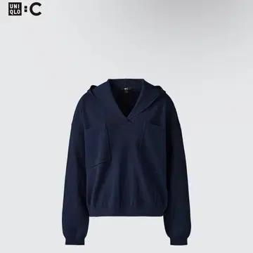 UNIQLO C 릴랙스 후디드 스웨터
