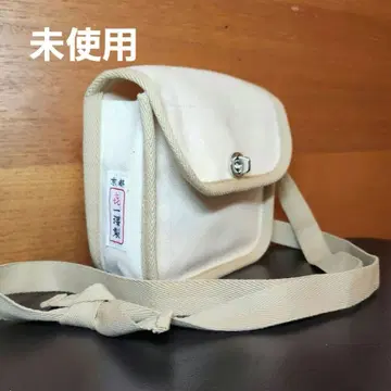 미사용 이치자와 캔버스 숄더백 미니백