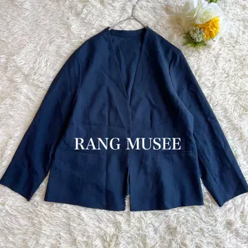 새상품급 RANG MUSEE 노카라 자켓 4L