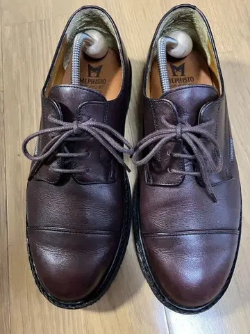 MEPHISTO 다크 브라운 레이스업 슈즈