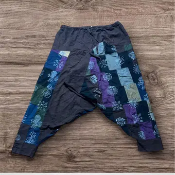 사루엘 팬츠 다크 패치워크