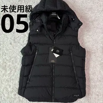 미사용급/2XL 타트라스 다운 베스트 크로네 2way 더블 지퍼 블랙