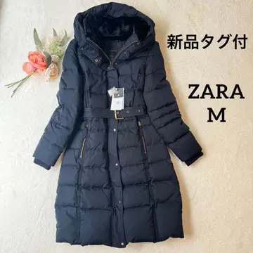 [택 포함 새상품] ZARA BASIC 롱 다운 자켓 코트 A라인 M