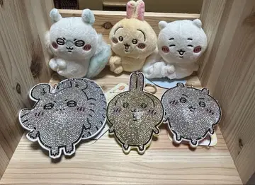 치이카와 봉제 인형 스크런치 큐빅 키링