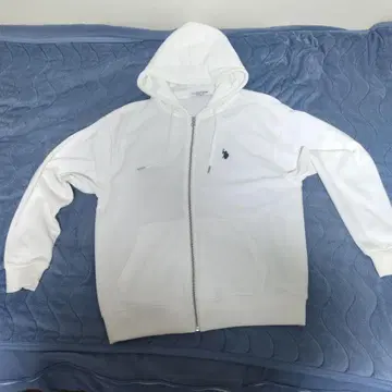 POLO 화이트 후드티 S 사이즈