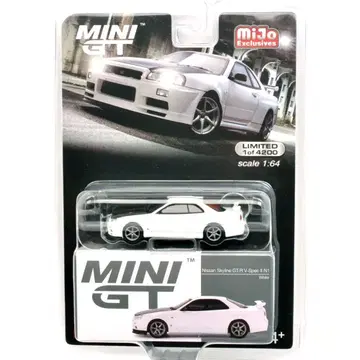 MINI GT 미국 MiJo GT-R R34 V 스펙 II N1