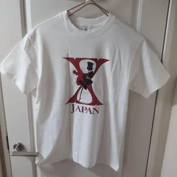 새상품 L 사이즈 X JAPAN T셔츠 화이트