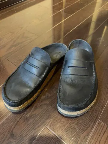 Birkenstock naples 블랙 샌들 44