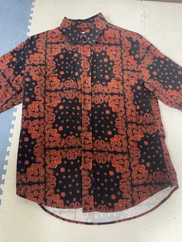 Schott 페이즐리 무늬 셔츠 S