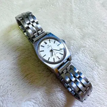 OMEGA 자동 와인딩 손목시계 실버