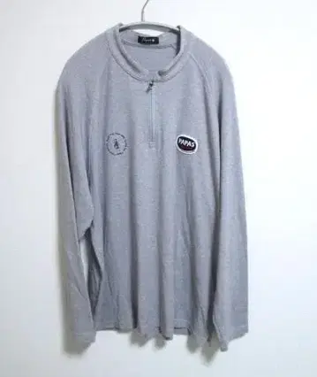 파파스 플러스 papas + 하프 지퍼 니트 일본제