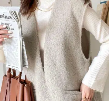 성숙 큐트 울 깊은 V넥 베스트