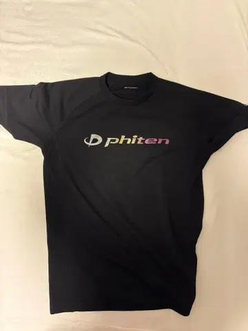 phiten 블랙 T셔츠 M 핑크 라메
