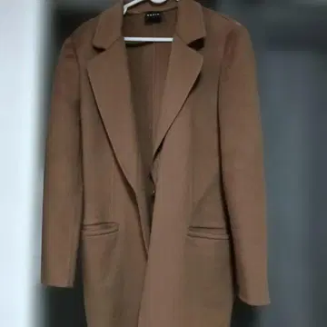 캐시미어 100% 브라운 롱 코트