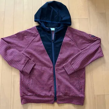 테일러메이드 여성용 후드 부착 자켓 빨간색 네이비 M