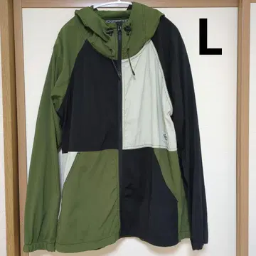 티티카카 남성용 나일론 자켓 올리브 블랙 L 사이즈