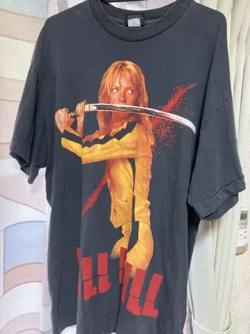 킬빌 양면 프린트 T셔츠 XL