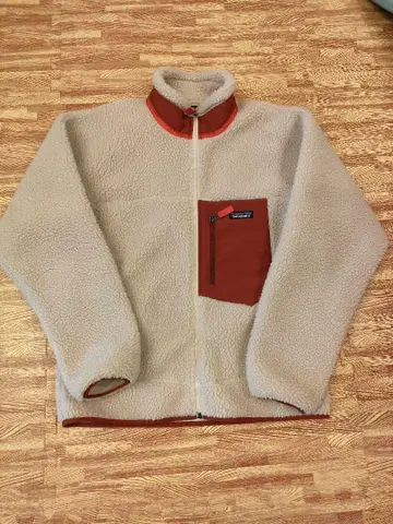 [ 새상품급 ] Patagonia 레트로X 플리스 M 베이지 x 레드