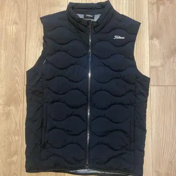 Titleist 블랙 퀼팅 베스트 L 사이즈