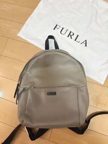 FURLA 그레이 가죽 백팩