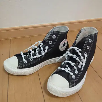 컨버스 블랙 하이컷 레인스니커즈