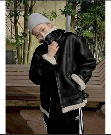 ungrid 페이크 무스탕 보아 자켓