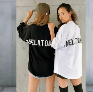 ANELATOKYO 아네라토쿄 빅 돌먼 슬리브 트레이닝복 롱 T