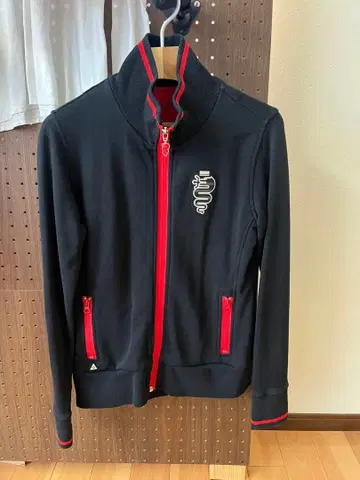 Alfa Romeo 집업 자켓 블랙/빨간색 페