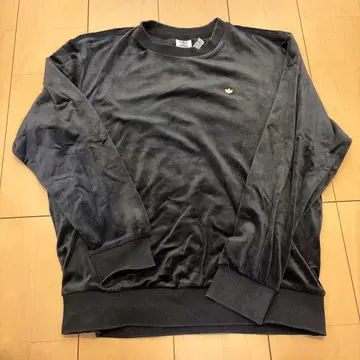 새상품급 아디다스 오리지널 벨로아 로고 긴팔 트레이닝복 M