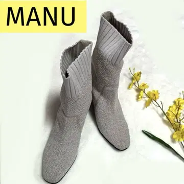 MANU 숏부츠 여성용 23.5cm 새상품급 미사용