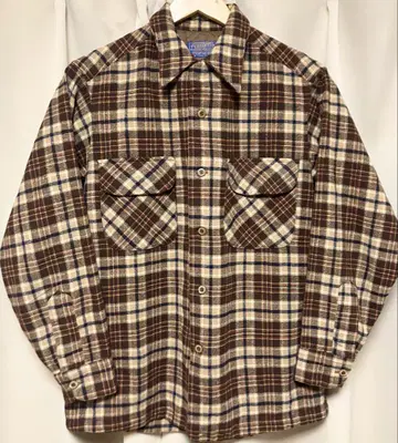 70s Pendleton 보드 셔츠 USA제