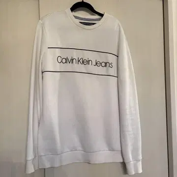 Calvin Klein Jeans 화이트 트레이닝복