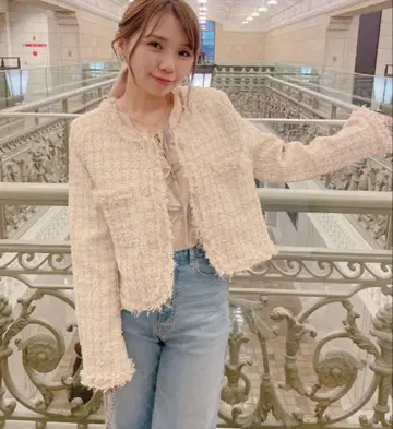 노카라 트위드 자켓 ( 코히나 체형인 분 )