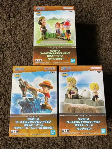 원피스 월드 컬렉터블 피규어 로그 스토리 3개 세트