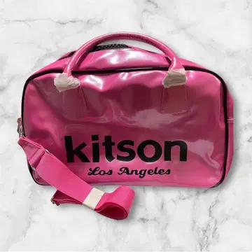 택 포함 새상품 Kitson Los Angeles 키트슨 핑크 보스턴 백