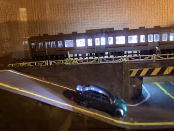 자작 디오라마 N 게이지 차량 포함 (카토제 211계)