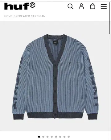 Huf REPEATER CARDIGAN 25aw