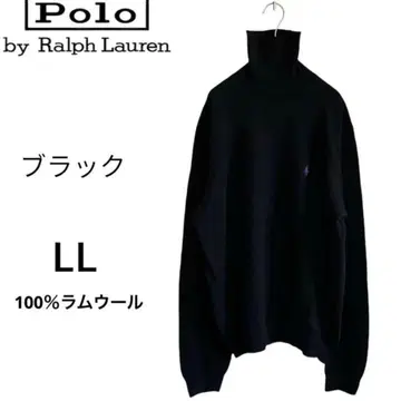 ( 926 ) 랄프 로렌 하이넥 스웨터 100% 램스울 LL