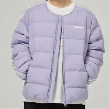 NERDY NY 라이트 다운 재킷 M 라이트 퍼플