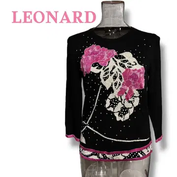 LEONARD 꽃무늬 긴팔 얇은 소재 상의 레오나르