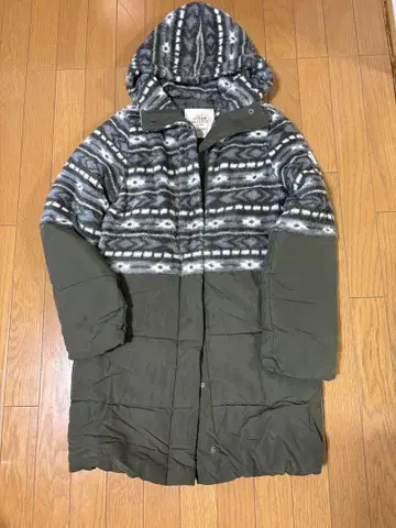 OCEAN PACIFIC 보더 무늬 충전솜 코트