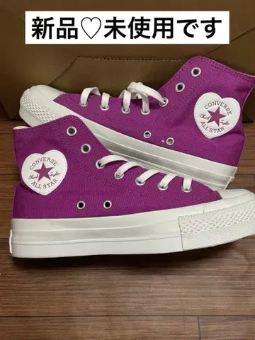 새상품 CONVERSE ALL STAR 25cm 하트 하이컷