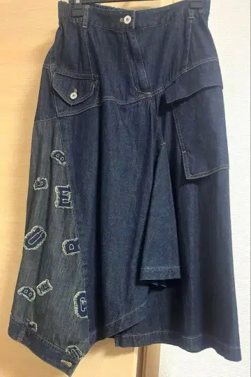 센소유니코 Cube-cube 데님 롱 스커트