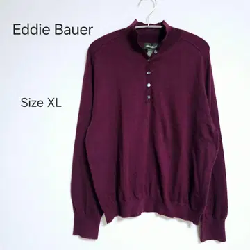 미사용 새상품 Eddie Bauer 에디 바우어 보라색 피케 셔츠 XL