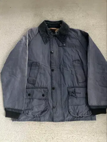 분위기 발군 BEDALE 바버 오일드 자켓 네이비